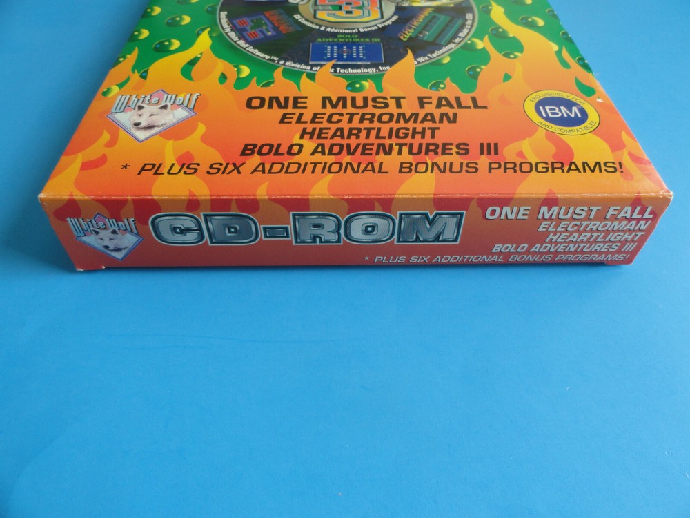 CD ROM SERIES 3 WHITE WOLF - 1995 PC CD-ROM 10 GAMES - BIG BOX- COMPLETE