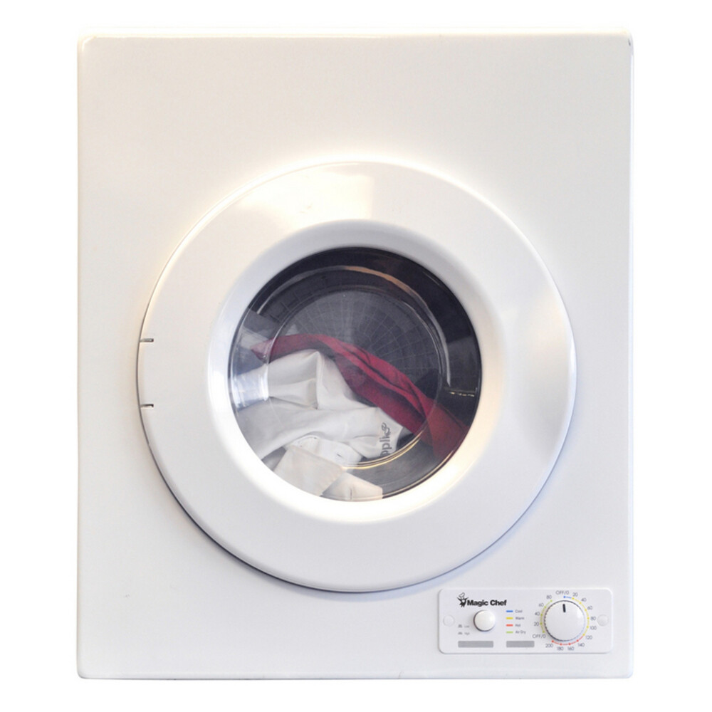 Magic Chef Compact Dryer - 2.6 Cu. Ft. Capacity, 120V (MCSDRY1S)