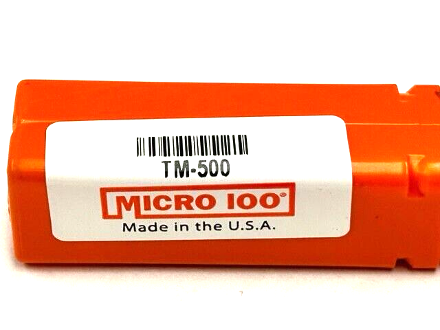 1/2" Dia. MICRO 100 TM-500 Thread Mill Multi Point Single Profile Solid Carbide