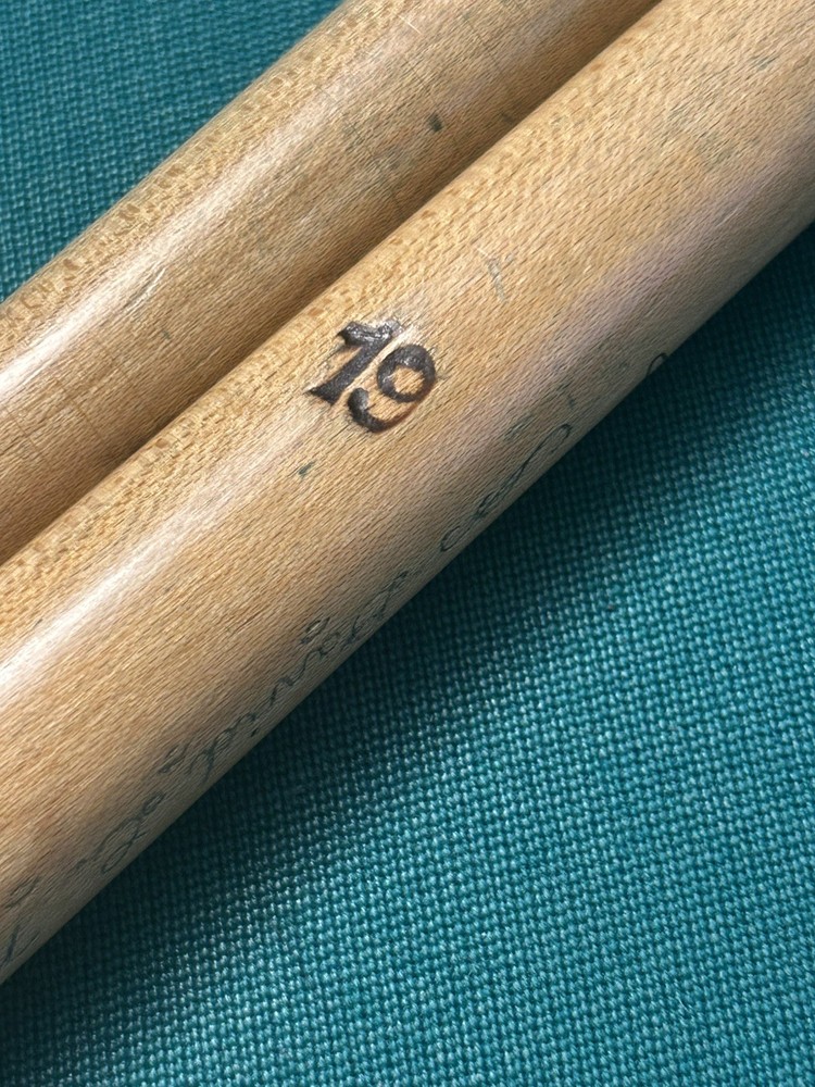 Vintage Inscribed Pool Cue