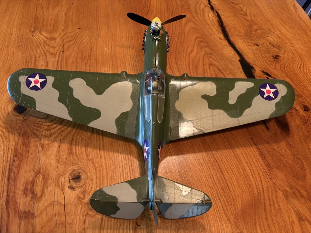 VINTAGE COX P-40 WARHAWK - tested and working great!
