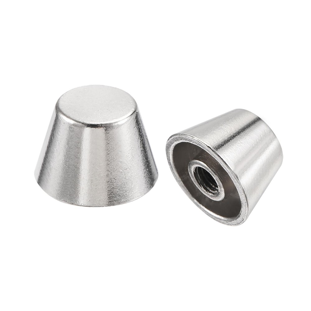 10x7mm Rivet Studs Screw Back Flat Cable Feet Stud Silver Tip 8pcs