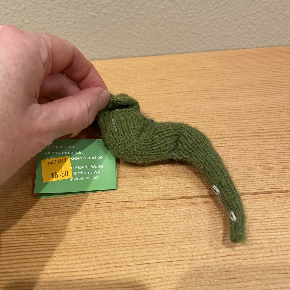 NWT Snake Finger Puppet Alpaca 2006 NOS
