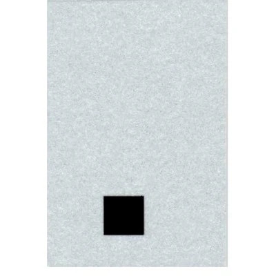 1.5" - Period Straight Black Reflective