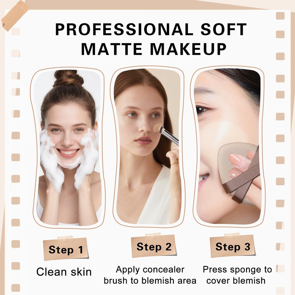Under Eye Concealer for Dark Circles | Full Coverage Waterproof Brightener