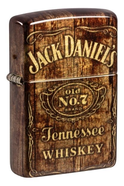 Zippo Lighter - Customized Engraved Message on Windproof Jack Daniels 46278