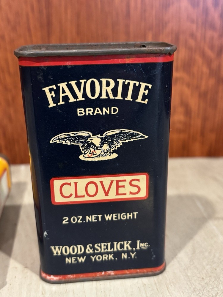 Favorite Brand Spice Tins