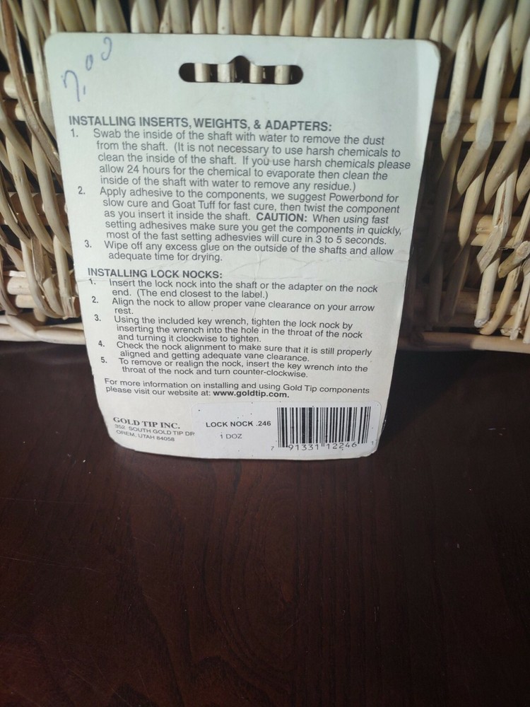 Gold Tip Precision Components Green Nocks