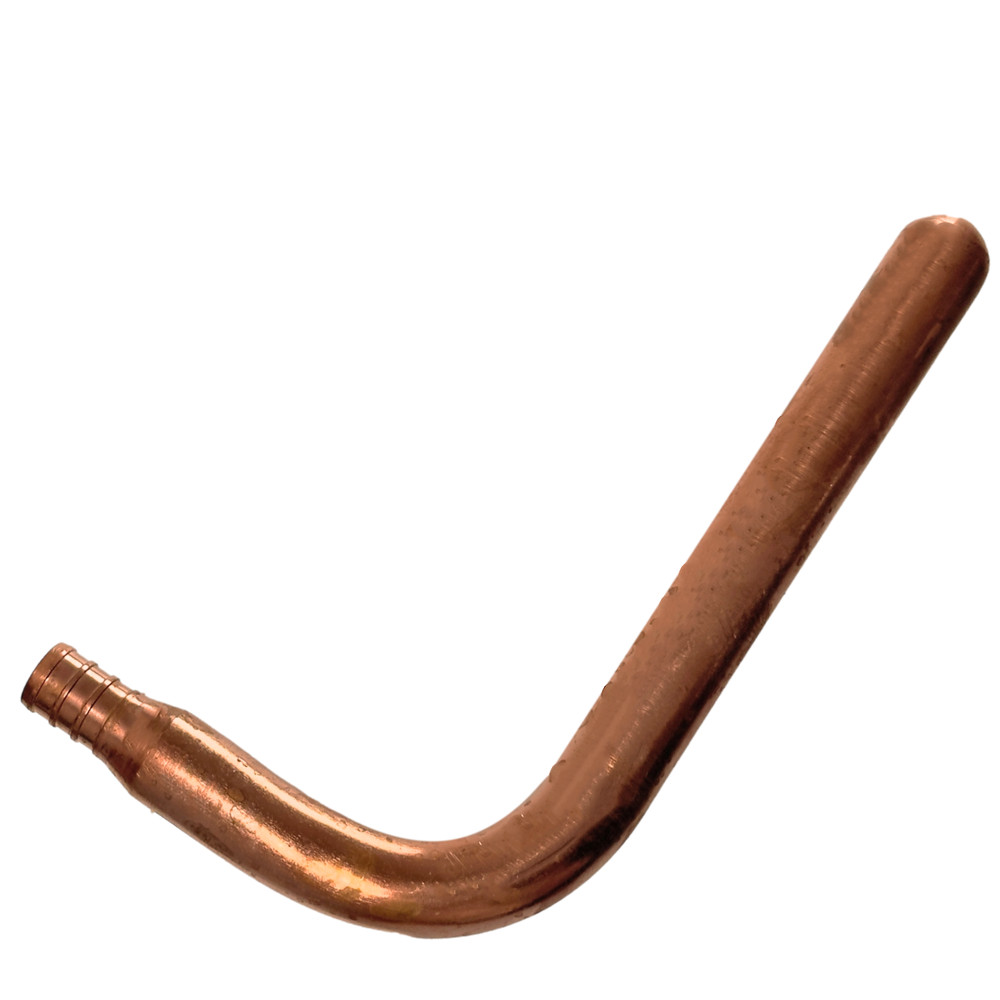 50 Pack  XFITTING Stub Out Elbow, 3-1/2" x 6", Copper, 1/2" PEX B
