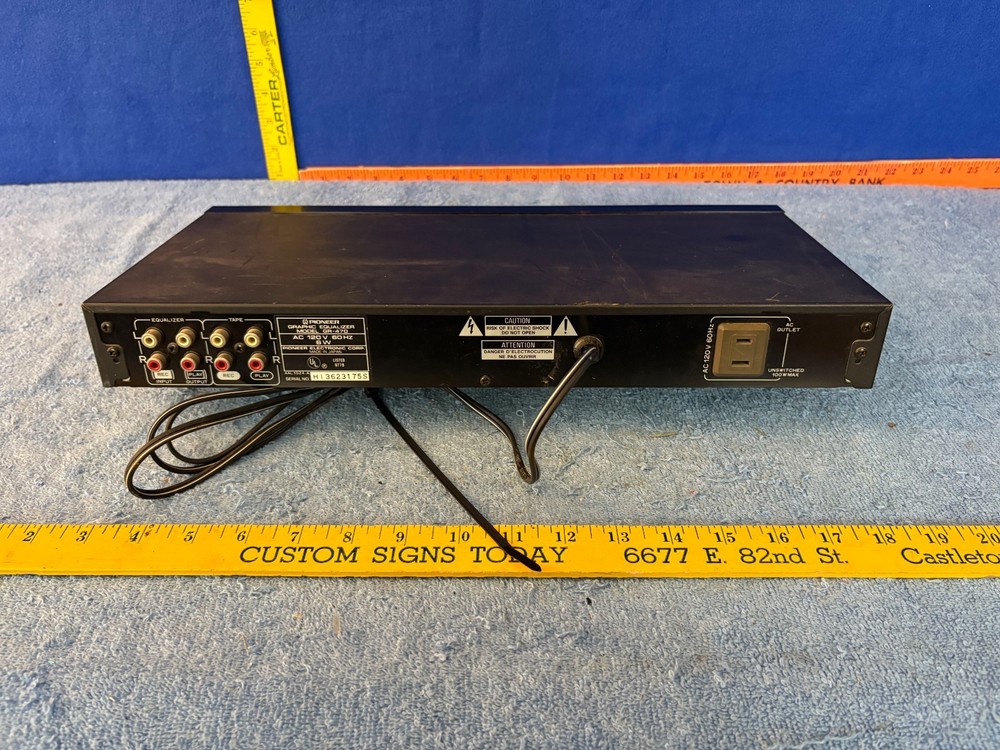 Pioneer GR-470 Vintage Graphic Equalizer