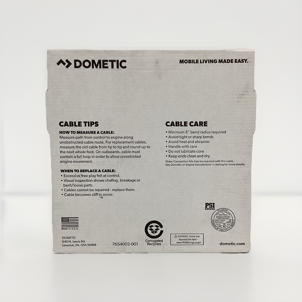 Dometic | CC20520 | 479 Type Standard Series 20ft Engine Control Cable Assembly