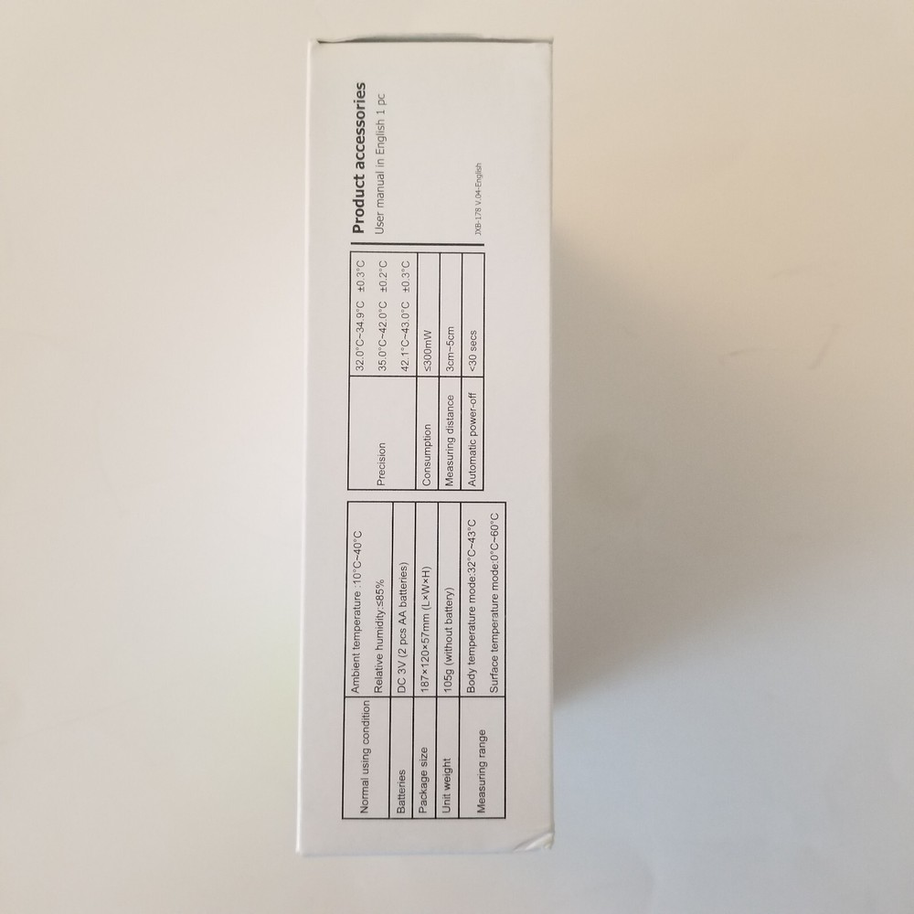 Medsource Non Contact Infrared Thermometer 1 Second Testing MS-131001