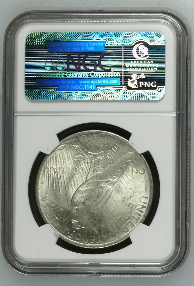 1923 Peace Silver Dollar NGC MS-64+
