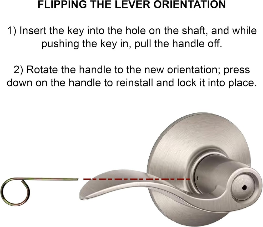 Emergency Key Pins for Schlage Interior Locks - 5 Pack Home Security Solution