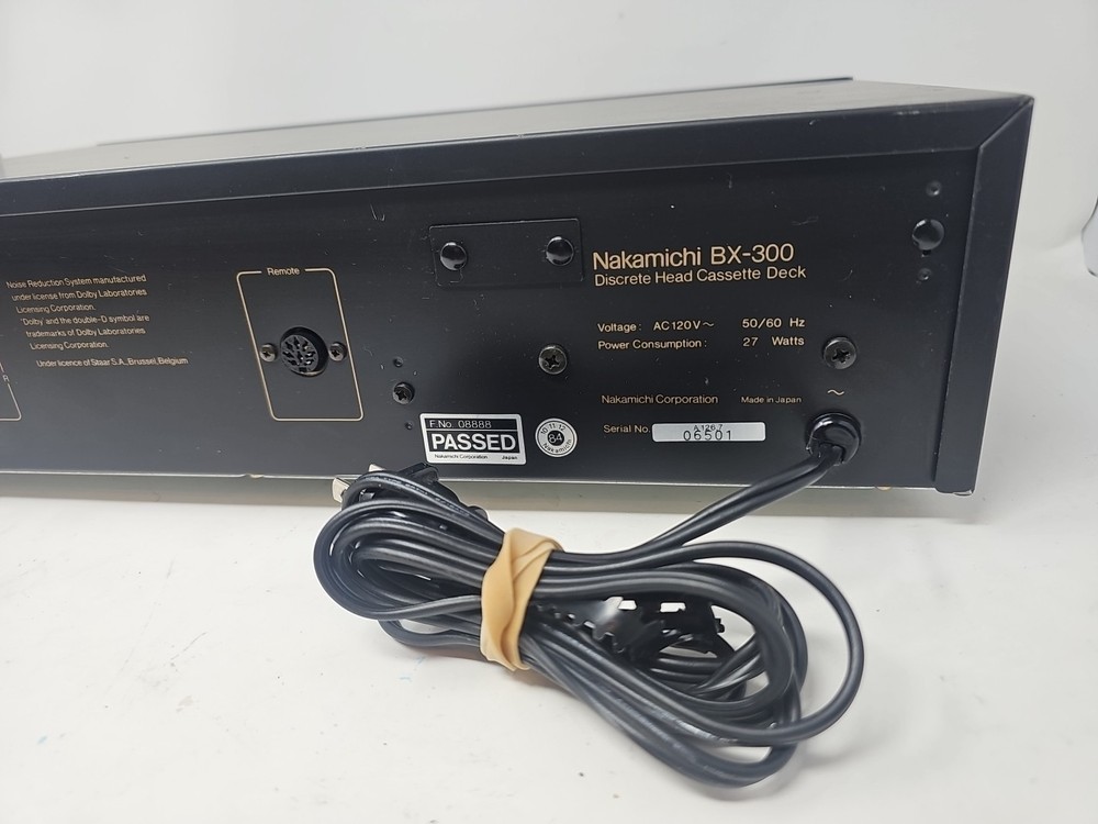 Nakamichi BX-300 Three Head Cassette Deck Tested Working