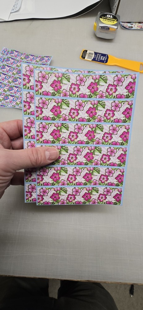 Arrow Wraps 4.5"x1" Custom Flower Print