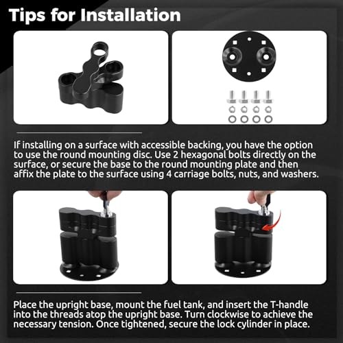 2 PCS RX-LOX-PM Pack Mount Lock 2 Pack with Same Keys , Locking Pack Mount for