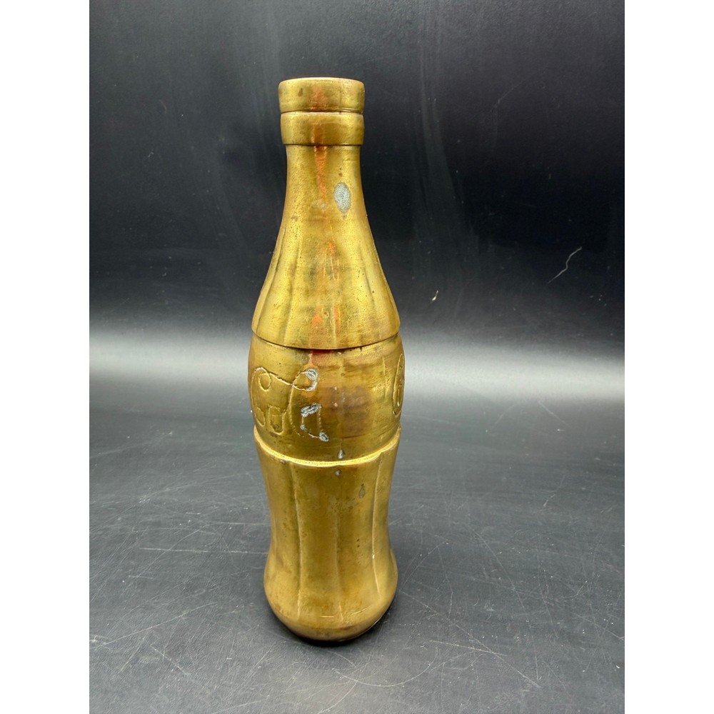 Solid Brass Coca Cola Bottle made in India 1980's