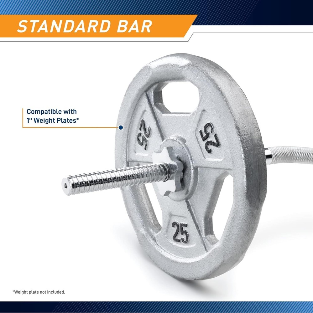 Sculpted Handle Chrome Curl Bar - 2-