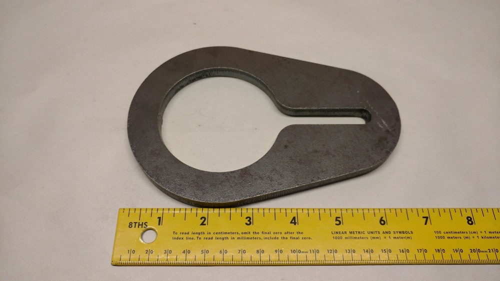 3/8" LEVELING LIFTING EYE - D-RING - SHACKLE MOUNT - TRAILER TIE DOWN - PULL EYE