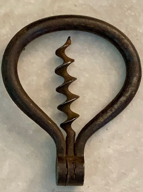EARLY 19TH CENTURY. IRON cork Screw
