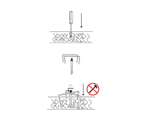 Hampton Bay 9.8 ft. String Light Pole in Black (1-Pack)