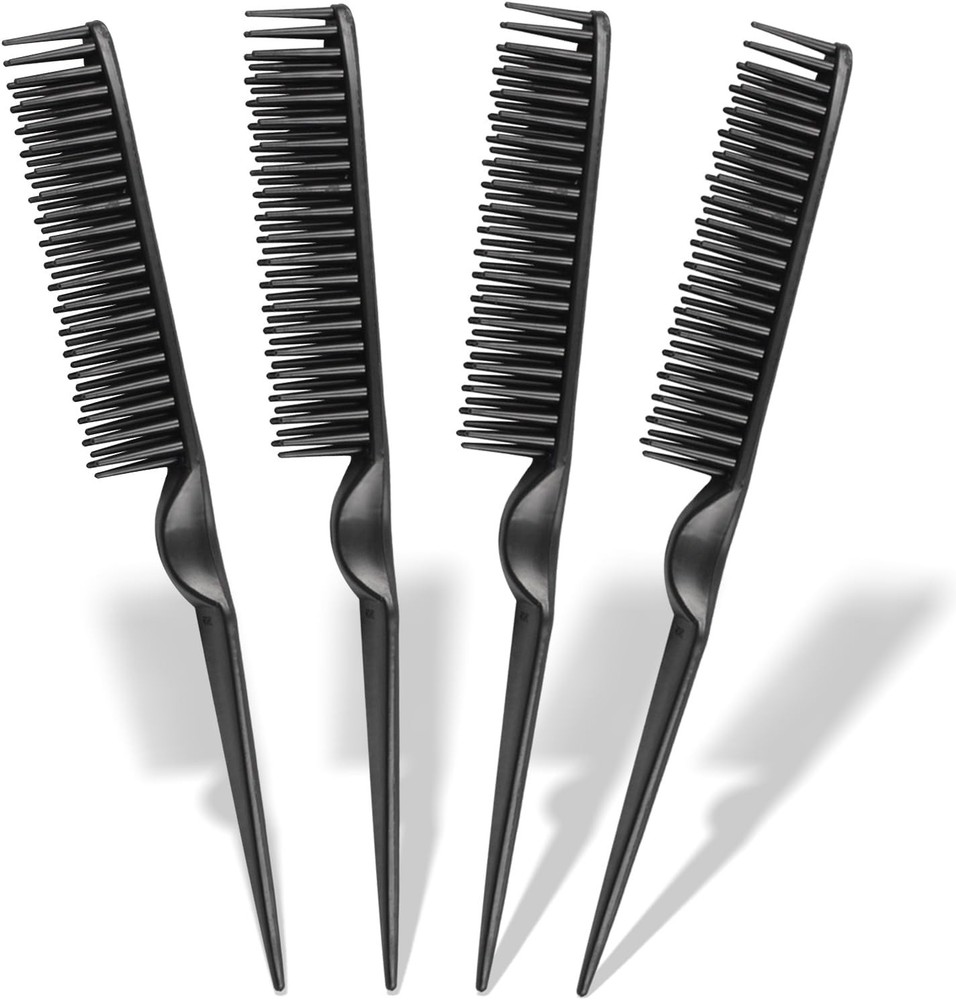 3-Row Rat Tail Styling b Set – Flexible b for Detangling, Defining
