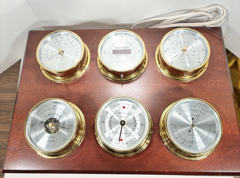 Weathermaster Station by Maximum Weather Instruments Tide, Temp, Rainfall, Wind