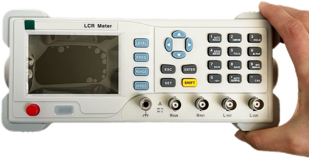 Benchtop LCR Bridge Meter DCR Mode 10Hz-20kHz Frequency Continuously Adjustable