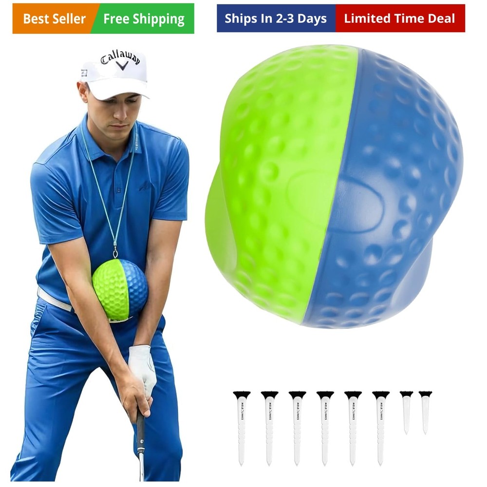 for Impact Precision & Consistent Swings, Golf Swing Trainer, Simple and Effe...