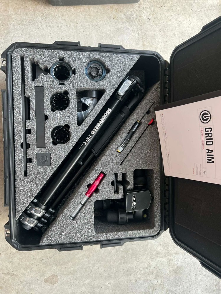 XTK Grid Aim System Precision X Ray Targeting Kit Complete Case Tripod Laser