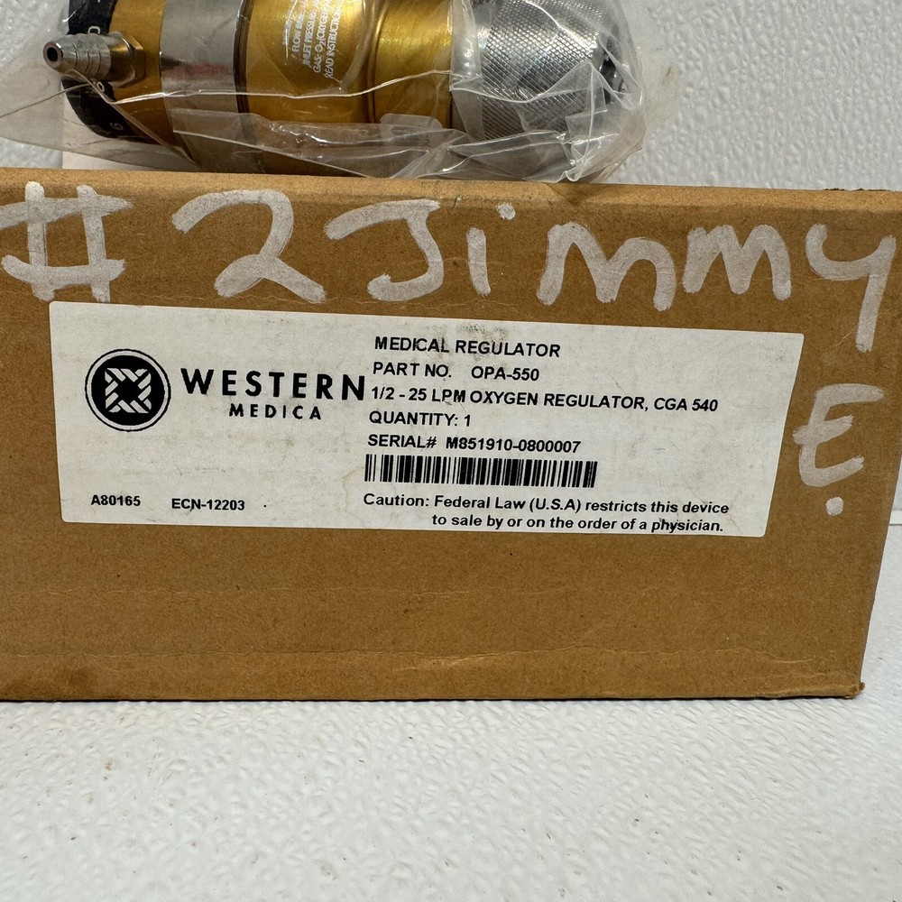 Western Medica Oxygen Regulator OPA-550