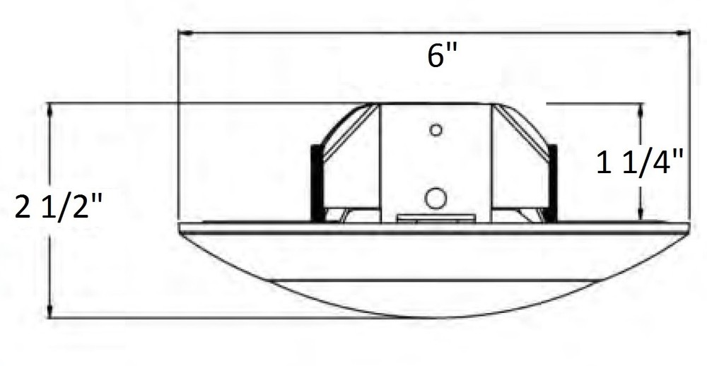 4" LED Retrofit Surface Disk Light Dimmable Ceiling Kit 3000K Warm White