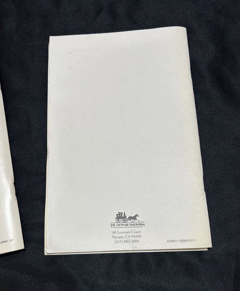 Vtg The Chessmaster 3000 Owners Manual & User’s Guide Software Windows Version