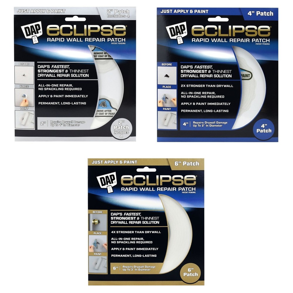 DAP Eclipse Rapid Wall Repair Patch: 6 in. width (White)