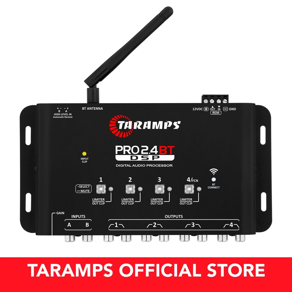 Taramps Audio Processor PRO 2.4BT – DSP Bluetooth Control via App