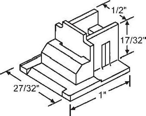 STB Top Guide for Window Channel Balances, Unattached