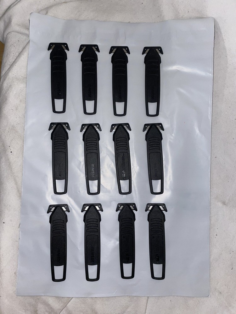 Qty (12) Martor Secumax 145 Safety Box Cutters