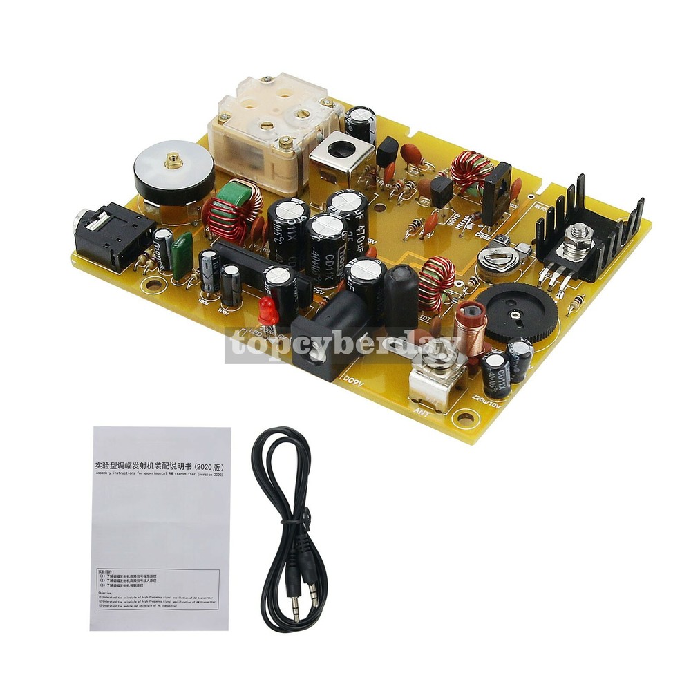 Micro-Power Medium Wave Transmitter Board DC 9V 530-1600KHZ For Home Testing