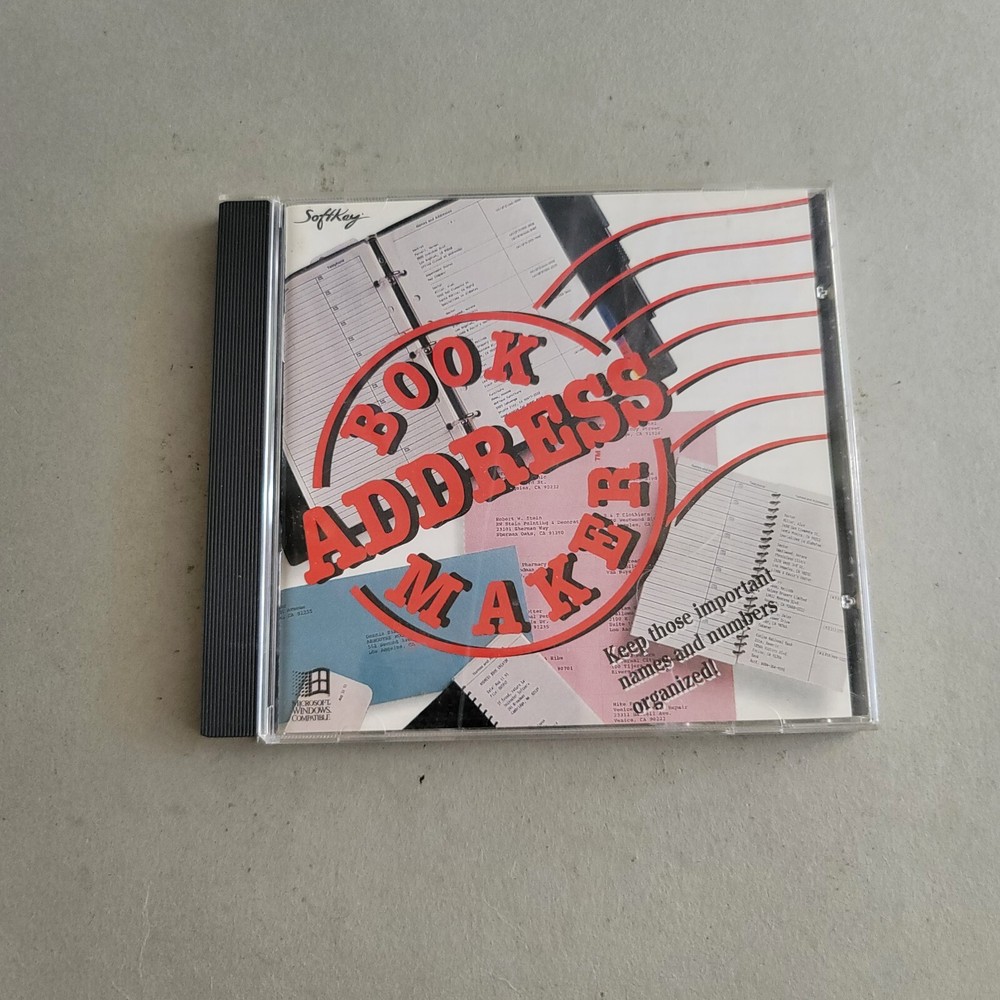 Address Book Maker For Windows (CD-ROM)