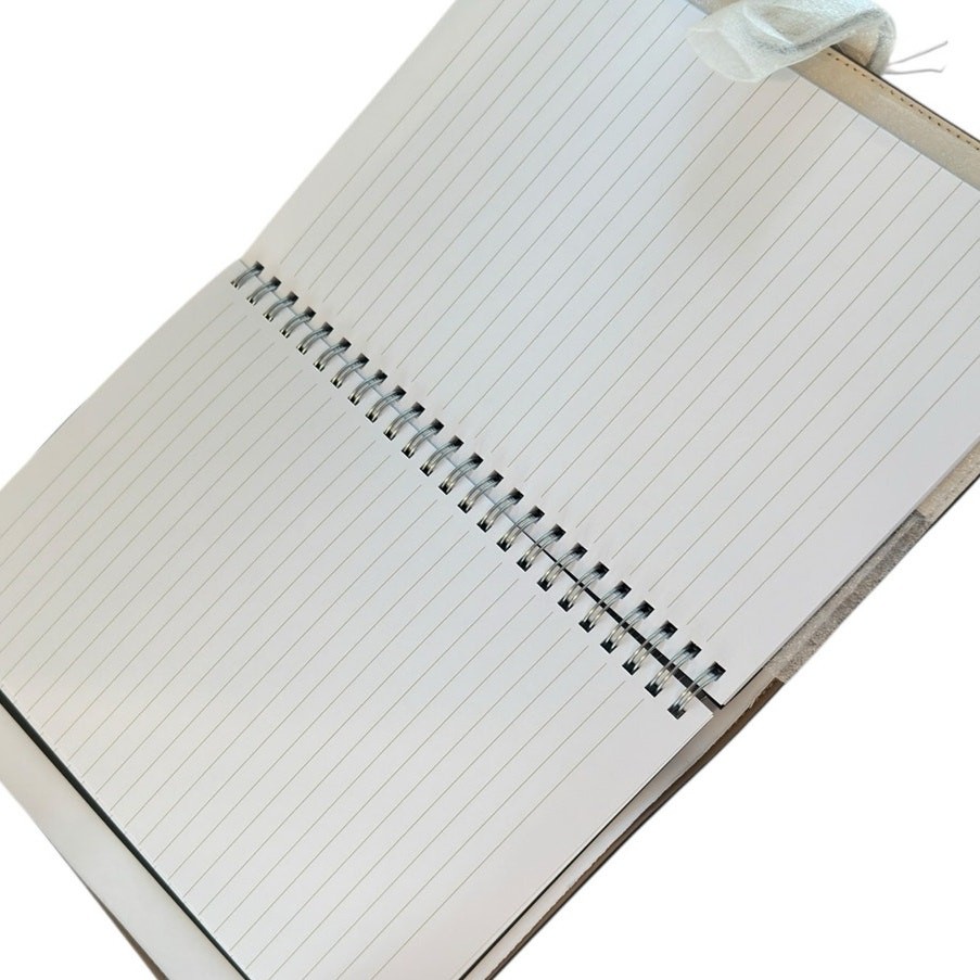Coach Notebook In Signature Canvas white / Chalk