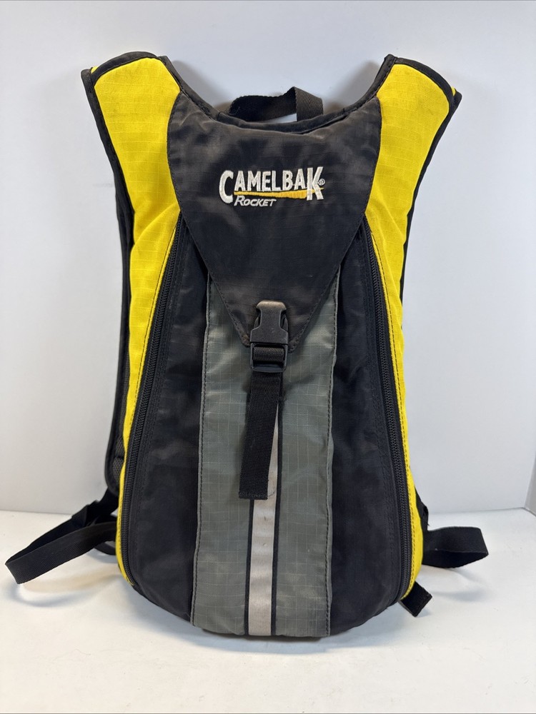 CamelBak Rocket 72 oz (2.1 Liter) Hydration Pack Black & Yellow