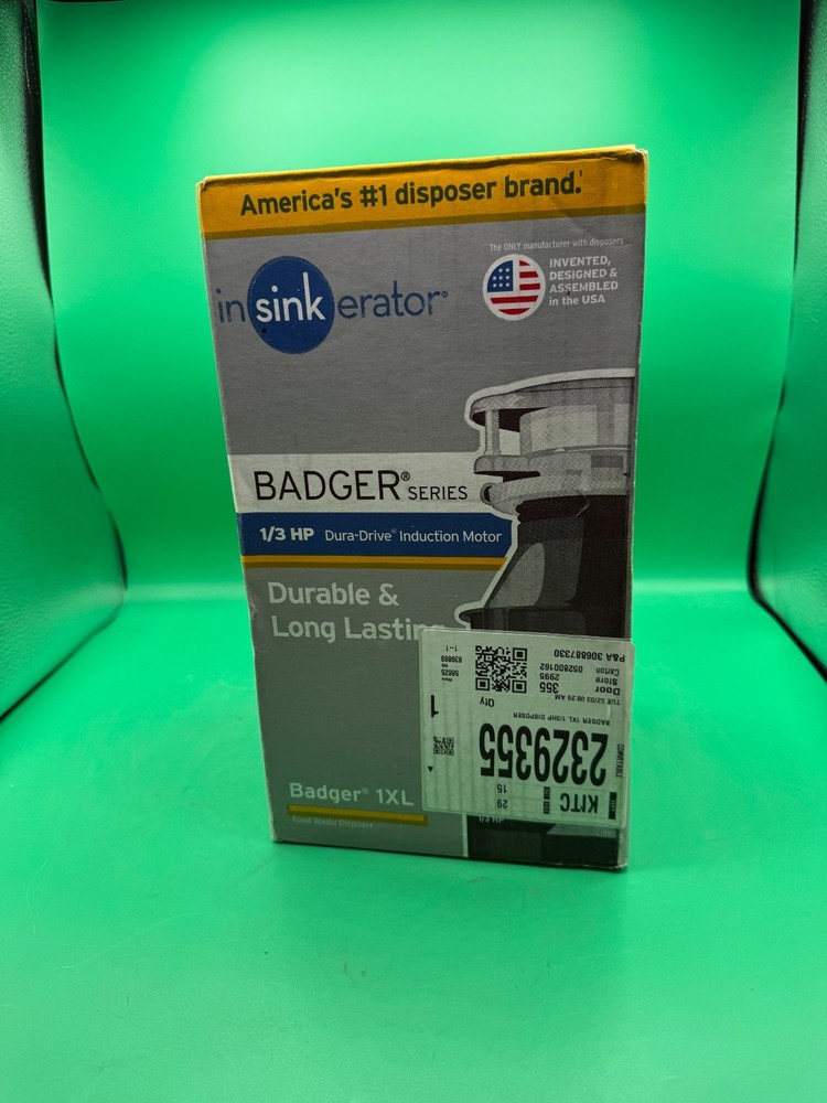 INSINKERATOR Badger 1 Garbage Disposal 1/3 Hp