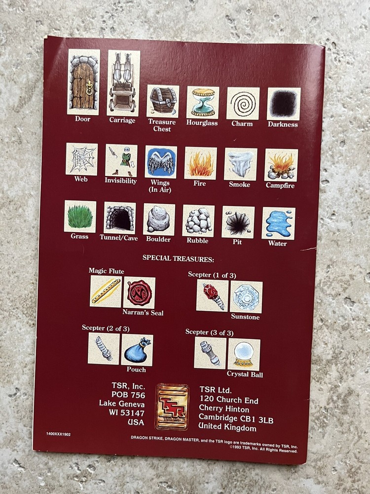 1993 Dragon Strike Adventure Guide TSR
