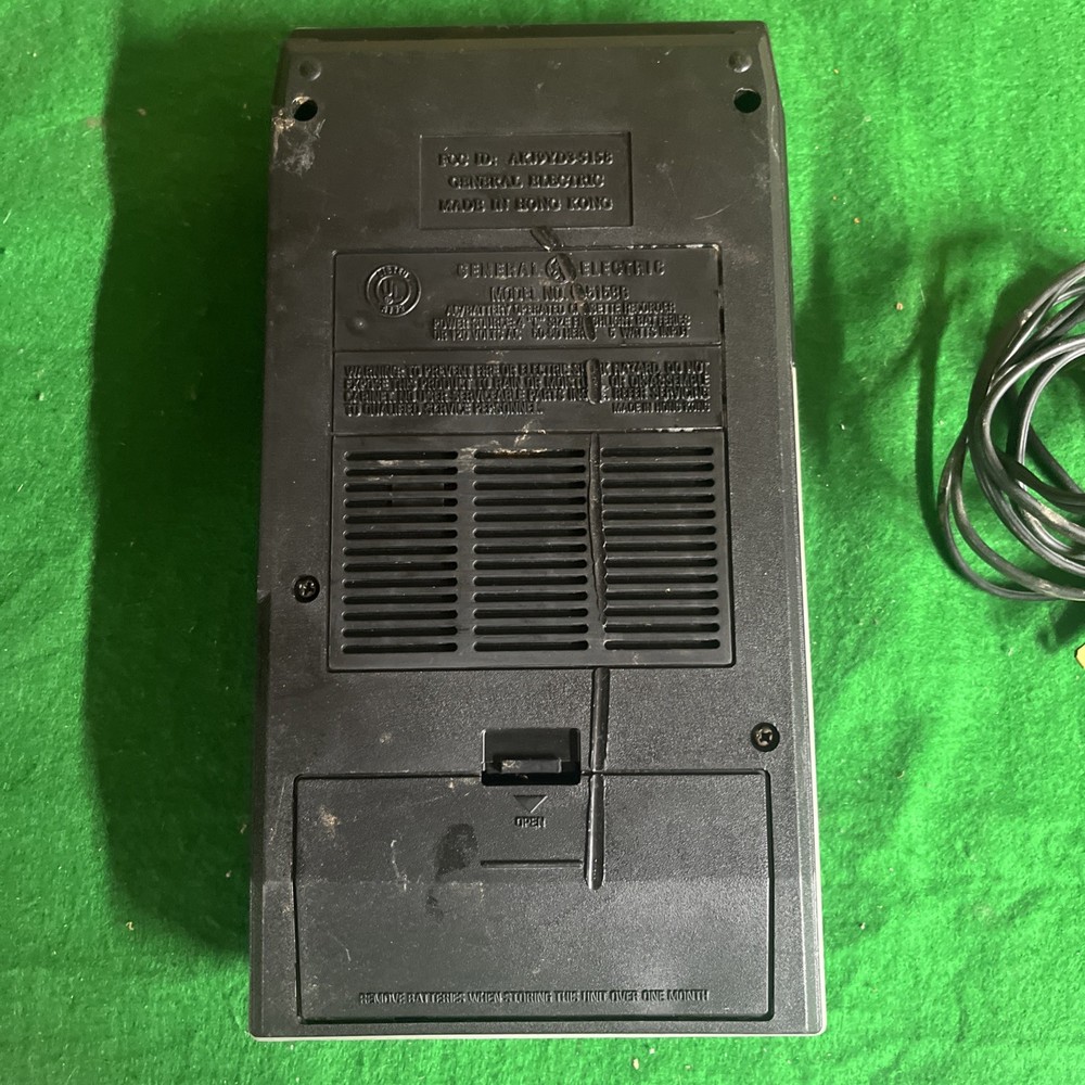 GE 3-5158B Vintage Computer Program Data Recorder Cassette Player Tested @6B