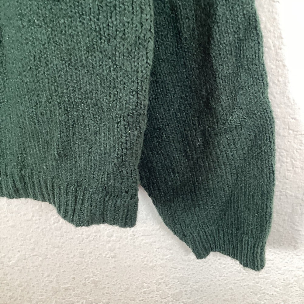 Old Navy Mens Sweater Sz M Long Sleeve Pullover Solid Green Soft Excellent