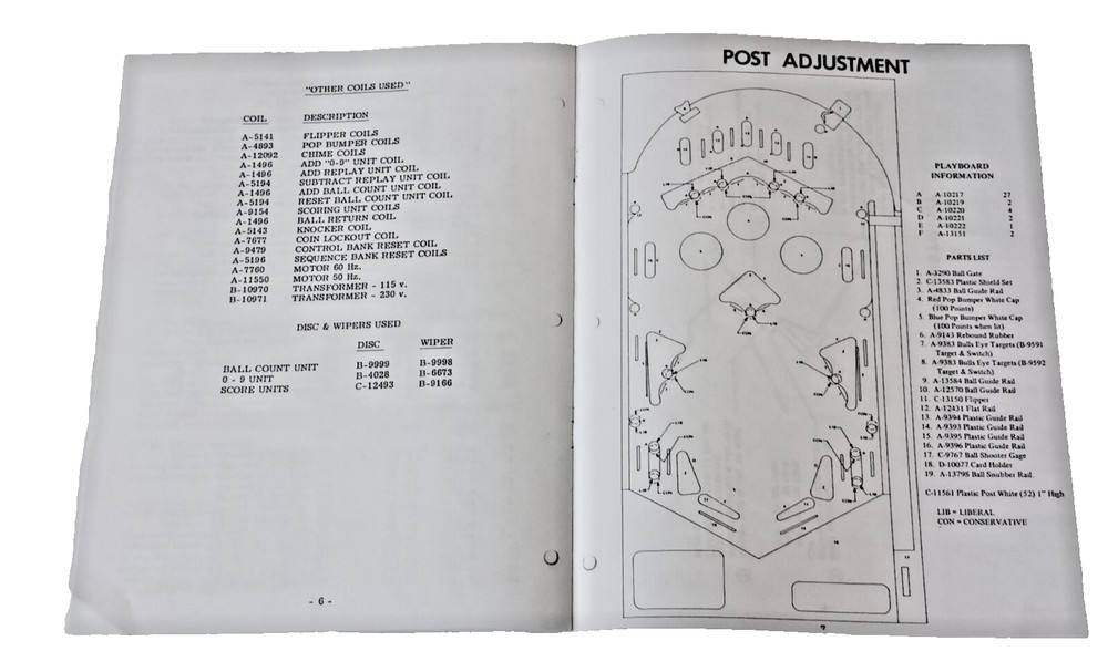 Flying Carpet Set Gottlieb Pinball manual & Schematic