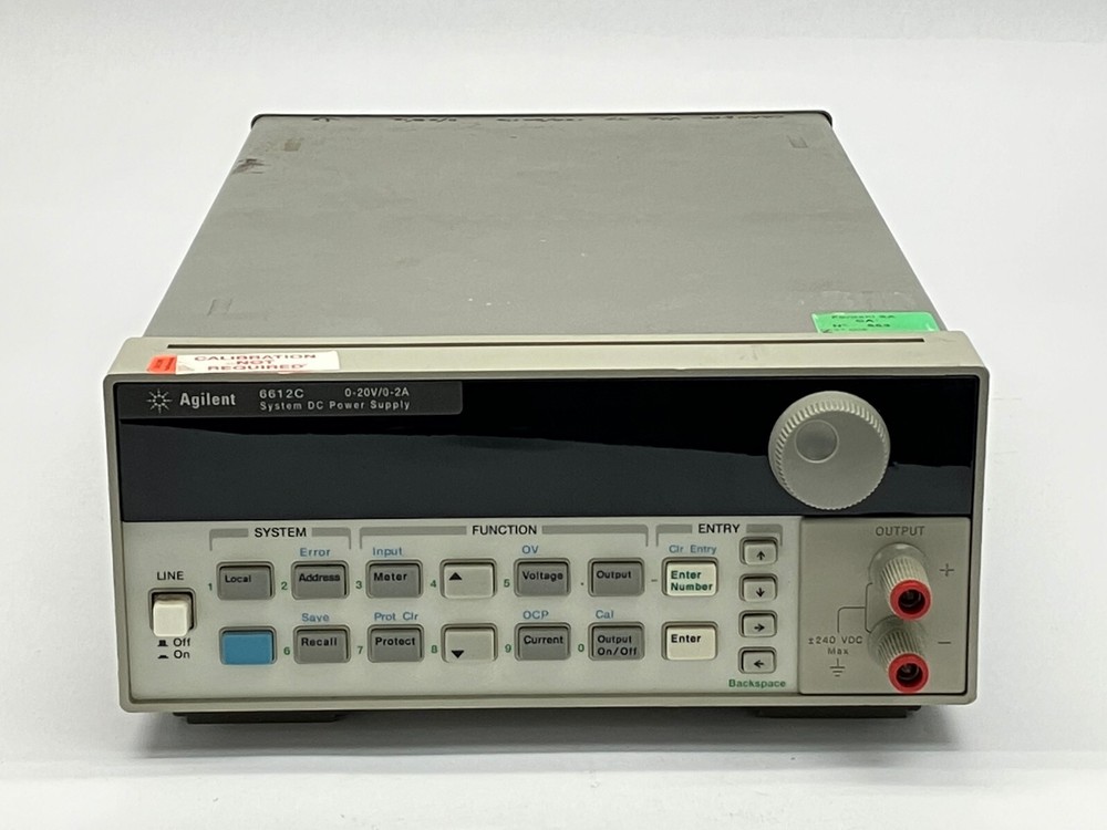Agilent 6612C System DC Power Supply 0-20V, 0-2A