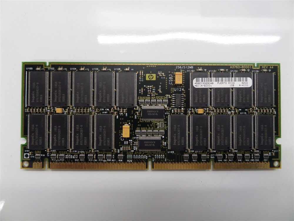 HP A6114-60001 1GB PC120 120MHz ECC Registered 278-Pin DIMM Memory Module