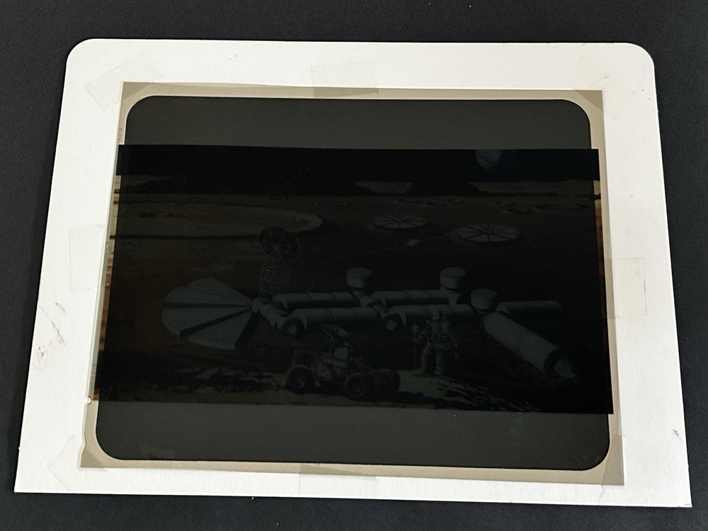 1988 NASA KSC Space Station Lunar Operations Concept Presentation Transparency